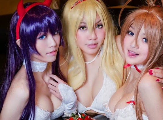 Hot High School of the Dead Cosplay 11
